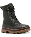 Sorel Men's Caribou Royal Hi-viz Waterproof Boots In Black,black