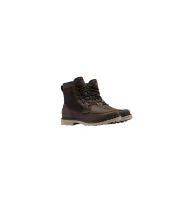 Sorel Men's Carson Storm Waterproof Fashion Boots In Blackened Brown, Khaki Ii In Multi