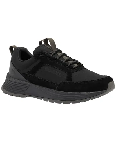 Sorel Men's Durable Waterproof Flecked Lace Shoe In Black,jet