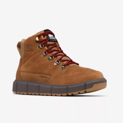 Sorel Men's Explorer Iii Blaze Boot In Velvet Tan Blackened Brown