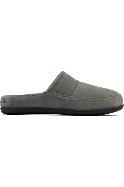 Sorel Men's Falcon Ridge Ii Scuff Slipper In Quarry In Grey