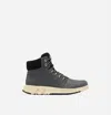 Sorel Men's Mac Hill Lite Mid Plus Sneakers In Grill Black