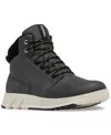 Sorel Men's Mac Hill Lite Mid Plus Waterproof Boots In Grill,black