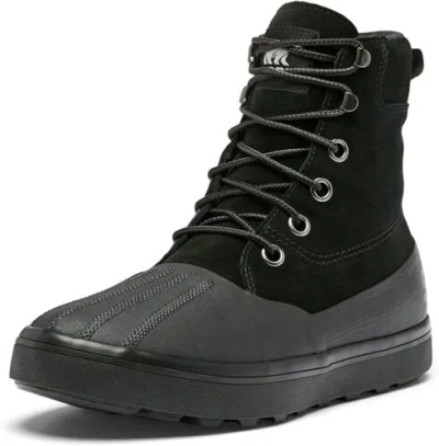 Pre-owned Sorel Men's Metro Ll Waterproof Boot In Black, Jet