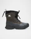 Sorel Men's Scout 87' Xt Waterproof Leather Lace-up Boots In Black, Quarry