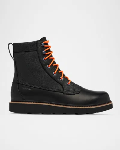 Sorel Men's Slabtown 62' Caribou Waterproof Boots In Black/black