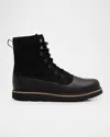 Sorel Men's Slabtown 62' Caribou Waterproof Leather Lace-up Boots In Velvet Tan, Tobacco