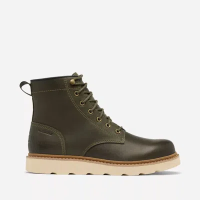 Sorel Men's Slabtown 62' Six Waterproof Boot In Alpine Tundra, Bleached Ceramic In Green