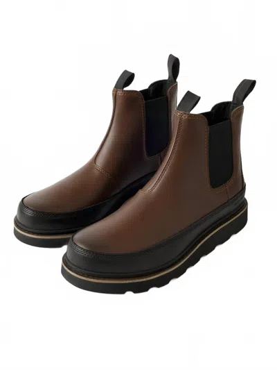 Sorel Men's Slabtown Chelsea Boots In Brown/black