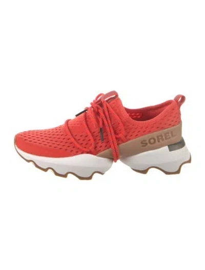 Pre-owned Sorel Mesh Athletic Sneakers In Red