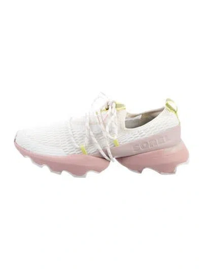 Pre-owned Sorel Mesh Athletic Sneakers In White