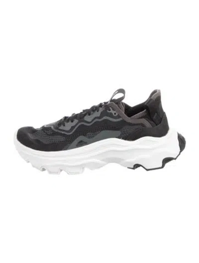 Pre-owned Sorel Mesh Chunky Sneakers In Black/white