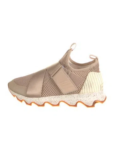 Pre-owned Sorel Mesh Chunky Sneakers In Neutral