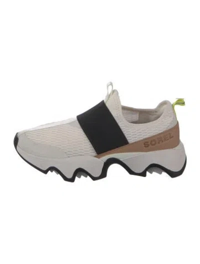 Pre-owned Sorel Mesh Colorblock Pattern Athletic Sneakers In Gray