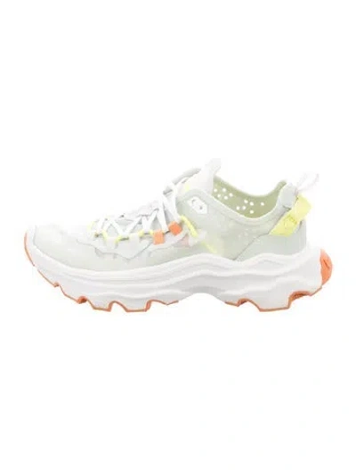 Pre-owned Sorel Mesh Colorblock Pattern Athletic Sneakers In White