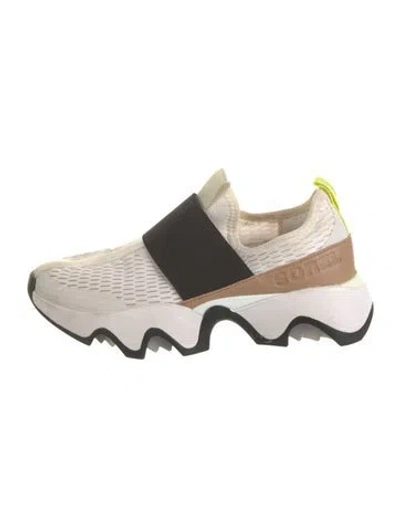 Pre-owned Sorel Mesh Colorblock Pattern Sneakers In Gray