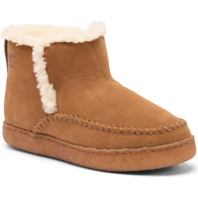 Sorel Nakiska Iii Faux Fur Lined Bootie In Brown