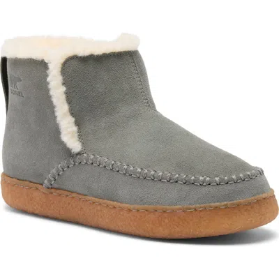 Sorel Nakiska Iii Faux Fur Lined Bootie In Green
