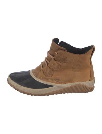 Pre-owned Sorel Nubuck Boots In Brown