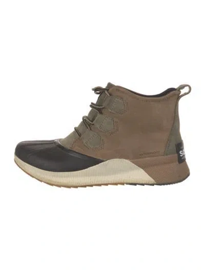 Pre-owned Sorel Nubuck Boots In Brown