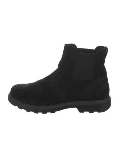 Pre-owned Sorel Nubuck Chelsea Boots In Black