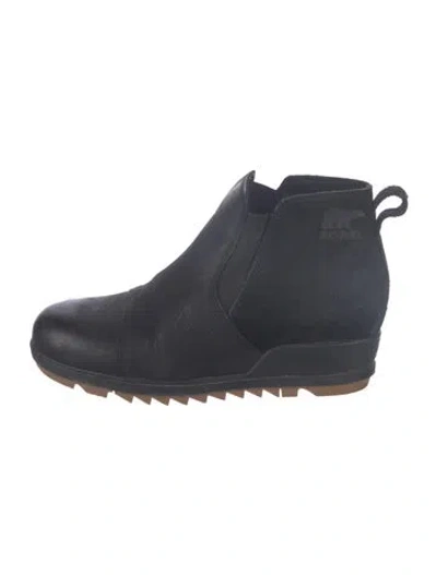 Pre-owned Sorel Nubuck Chelsea Boots In Blue