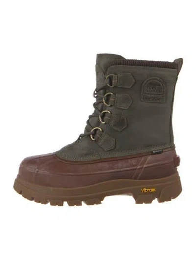 Pre-owned Sorel Nubuck Snow Boots In Brown/grey