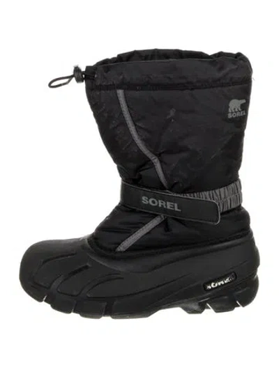 Pre-owned Sorel Nylon Boots In Black