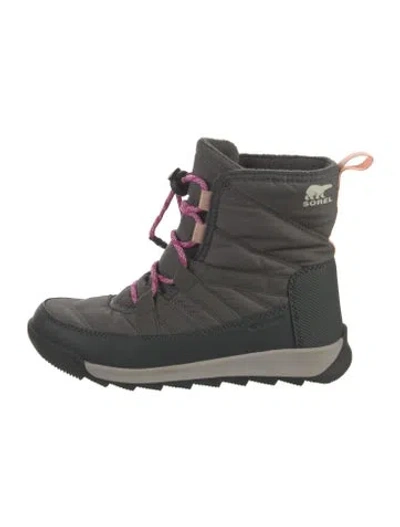 Pre-owned Sorel Nylon Lace-up Boots In Gray