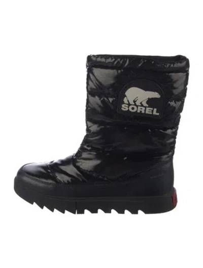 Pre-owned Sorel Nylon Snow Boots In Black