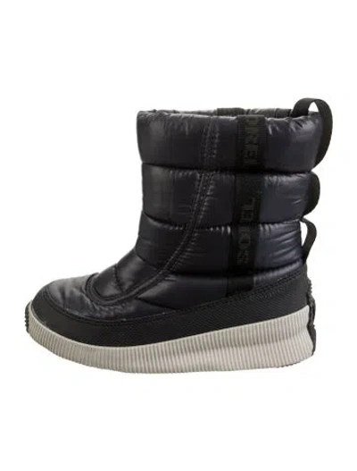 Pre-owned Sorel Nylon Snow Boots In Blue