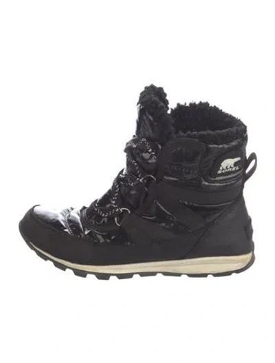 Pre-owned Sorel Nylon Snow Boots In Blue