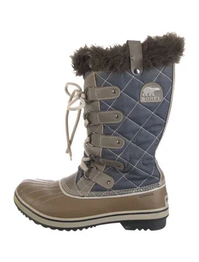 Pre-owned Sorel Nylon Snow Boots In Multi