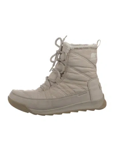 Pre-owned Sorel Nylon Snow Boots In Neutrals