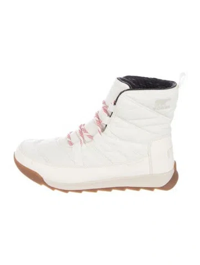 Pre-owned Sorel Nylon Snow Boots In White