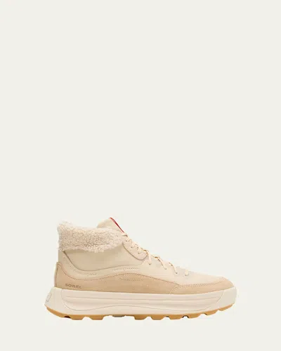Sorel Ona 503 Mid Cozy Lace-up Boots In Ceramic, Bleached Ce