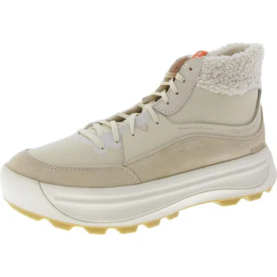Sorel Ona 503 Mid Womens Canvas Faux Fur Casual And Fashion Sneakers In Multi