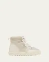 Sorel Ona Ave Alpine Suede Winter Booties In Chalk/chalk