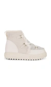 Sorel Ona Ave Alpine Suede Winter Booties In Chalk
