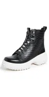 Sorel Ona Ave Lux Waterproof Boot In Black/chalk