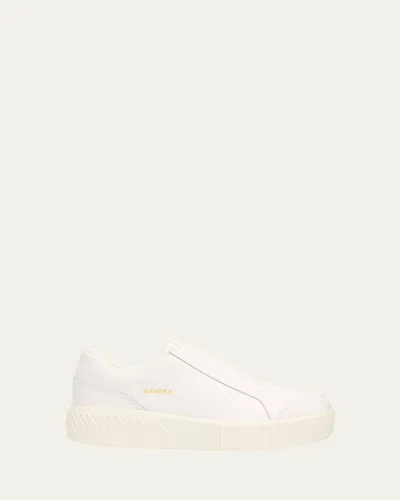 Sorel Ona Ave Leather Slip-on Low-top Sneakers In Neutral