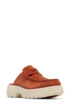 Sorel Ona Ave Penny Loafer Mule In Sanguine/bleached Ceramic
