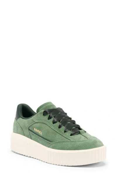 Sorel Ona Ave T-toe Platform Sneaker In Green