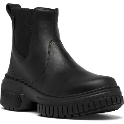 Sorel Ona Ave Waterproof Chelsea Boot In Black/black