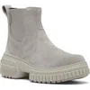 Sorel Waterproof Chelsea Boots In Chrome Grey/dove