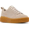 Sorel Ona Ave Waterproof Low Top Sneaker In Crushed Clay/gum