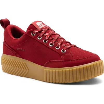 Sorel Ona Ave Waterproof Low Top Sneaker In Red