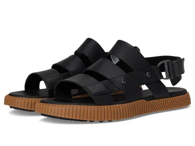 Sorel Ona Avetm Slingback Flat Sandals In Black