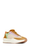 Sorel Ona Blvd Waterproof Platform Sneaker In Underbrush/ Bleached Ceramic