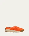 Sorel Ona Rmx Puffy Slip-on Mules In Optimized Orange Gum